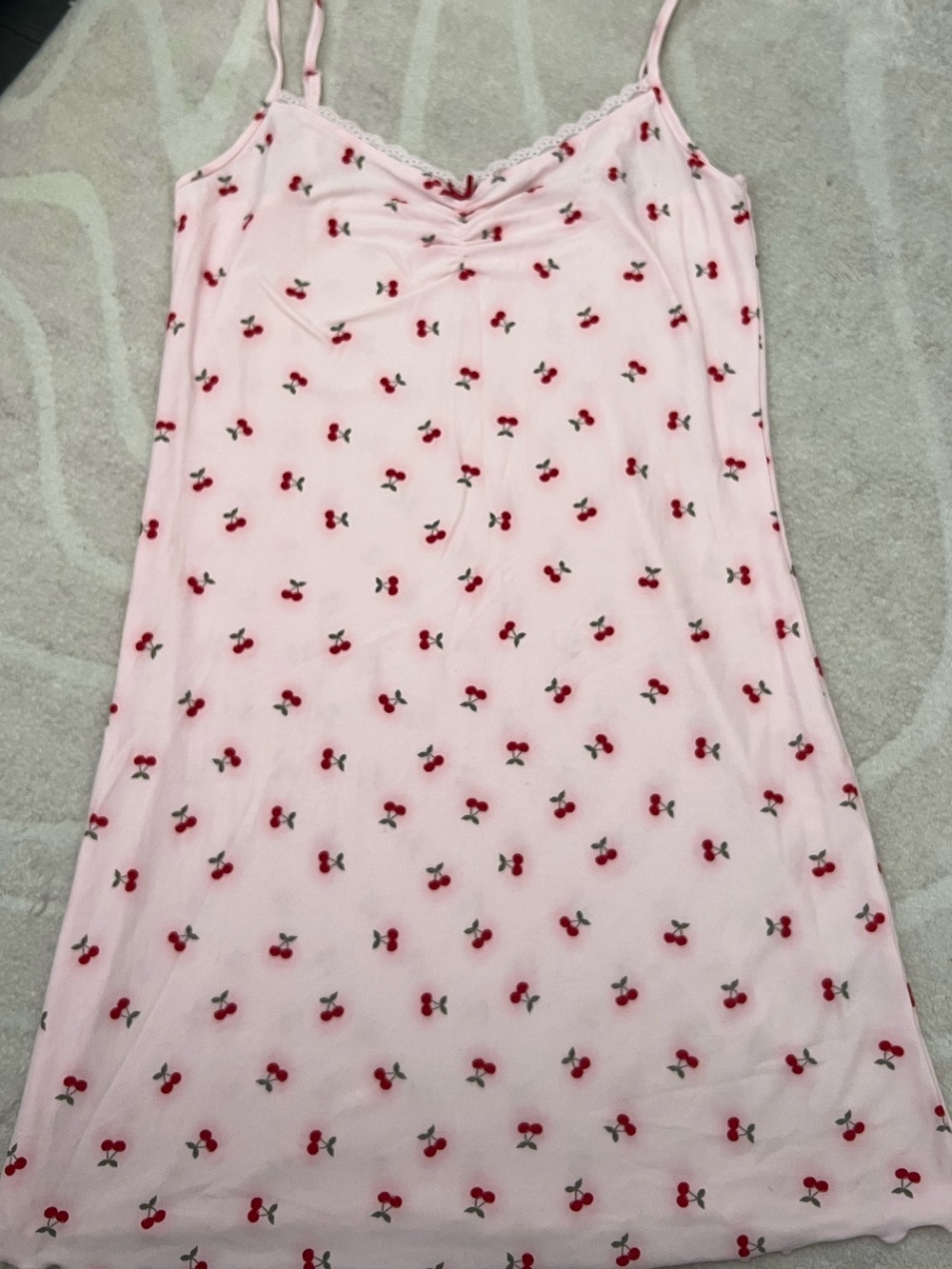 Ardene Cherry Print Nightie -Size M